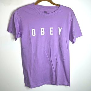 Obey T-Shirt in Purple